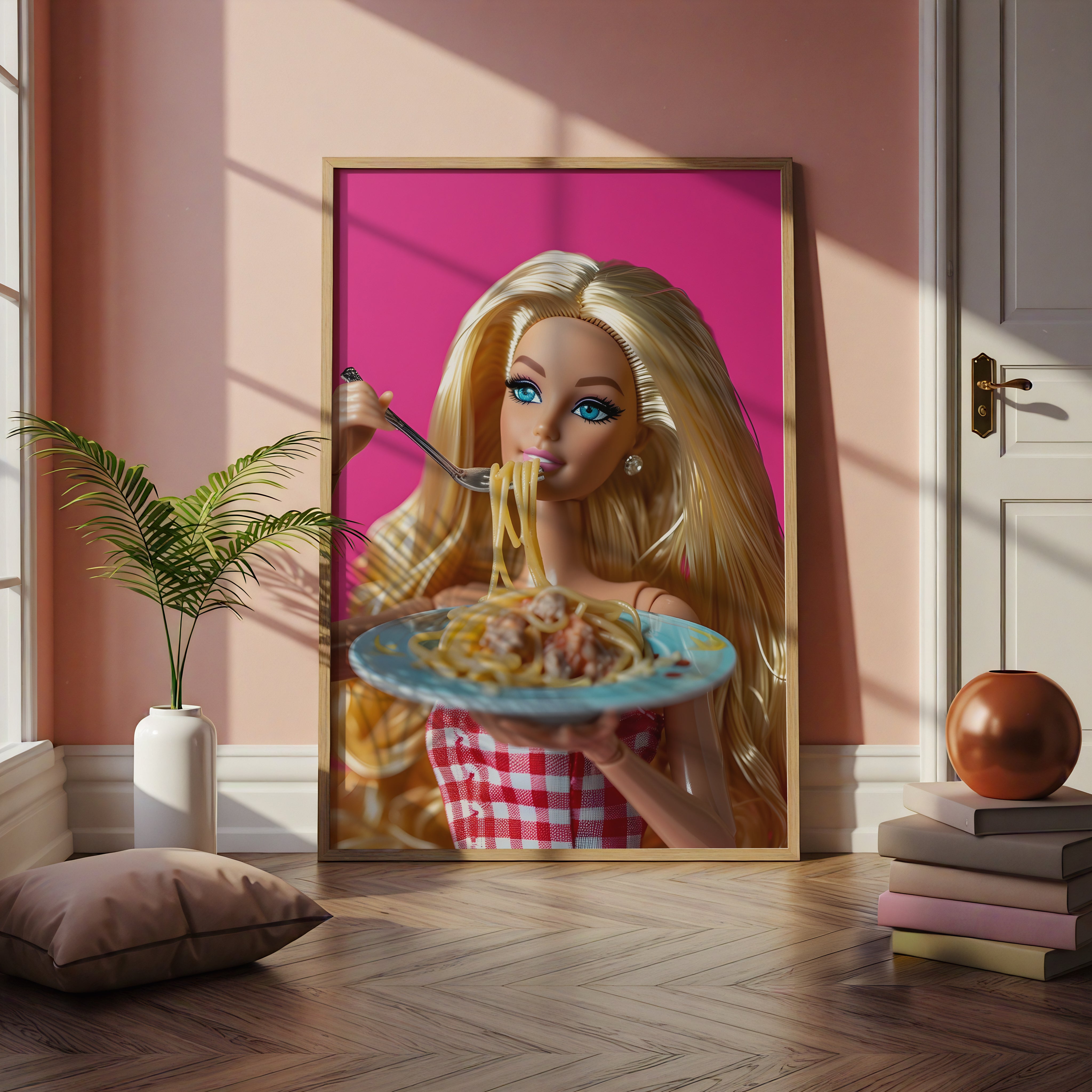 Framed Pretty in Pasta