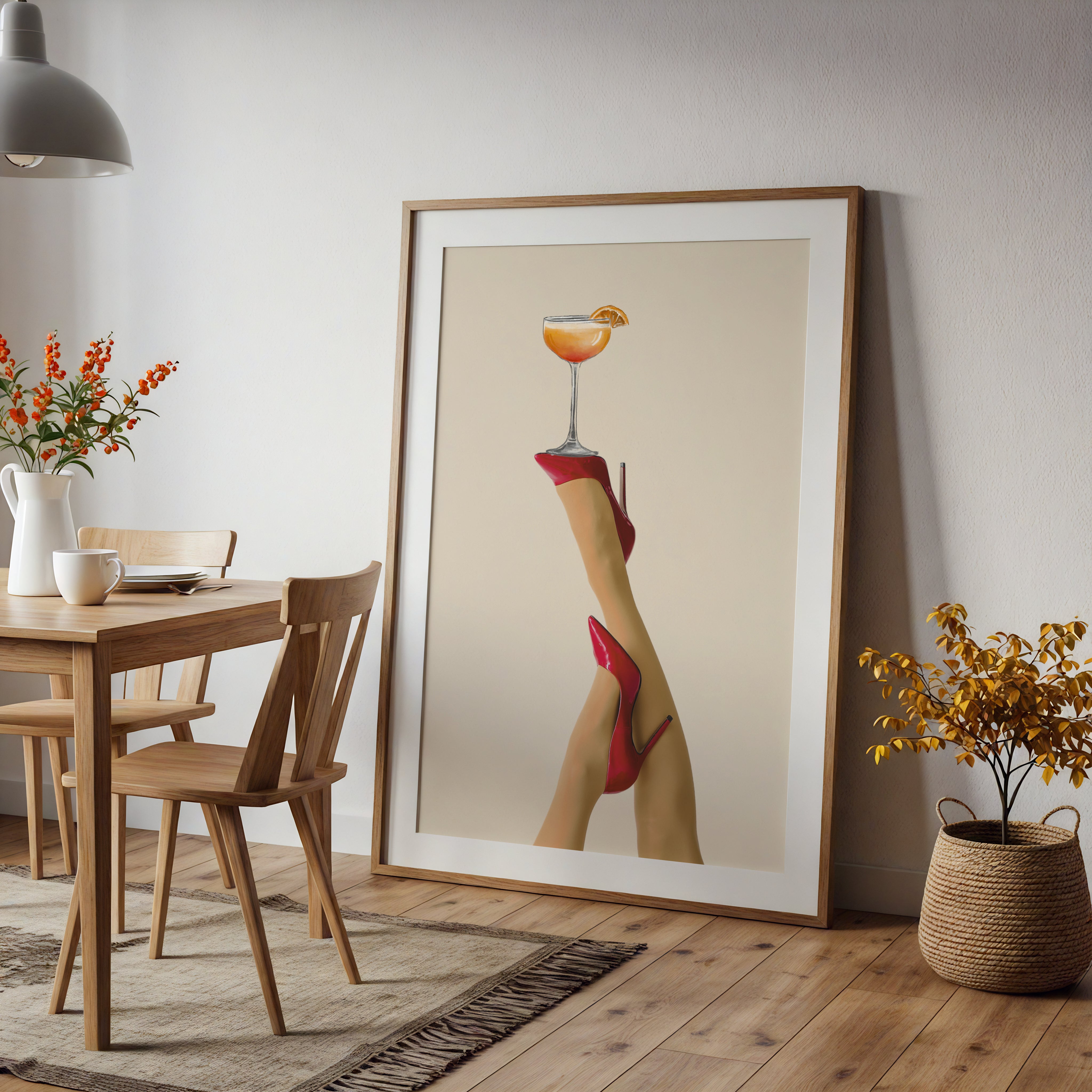 Framed Chic Red Heels