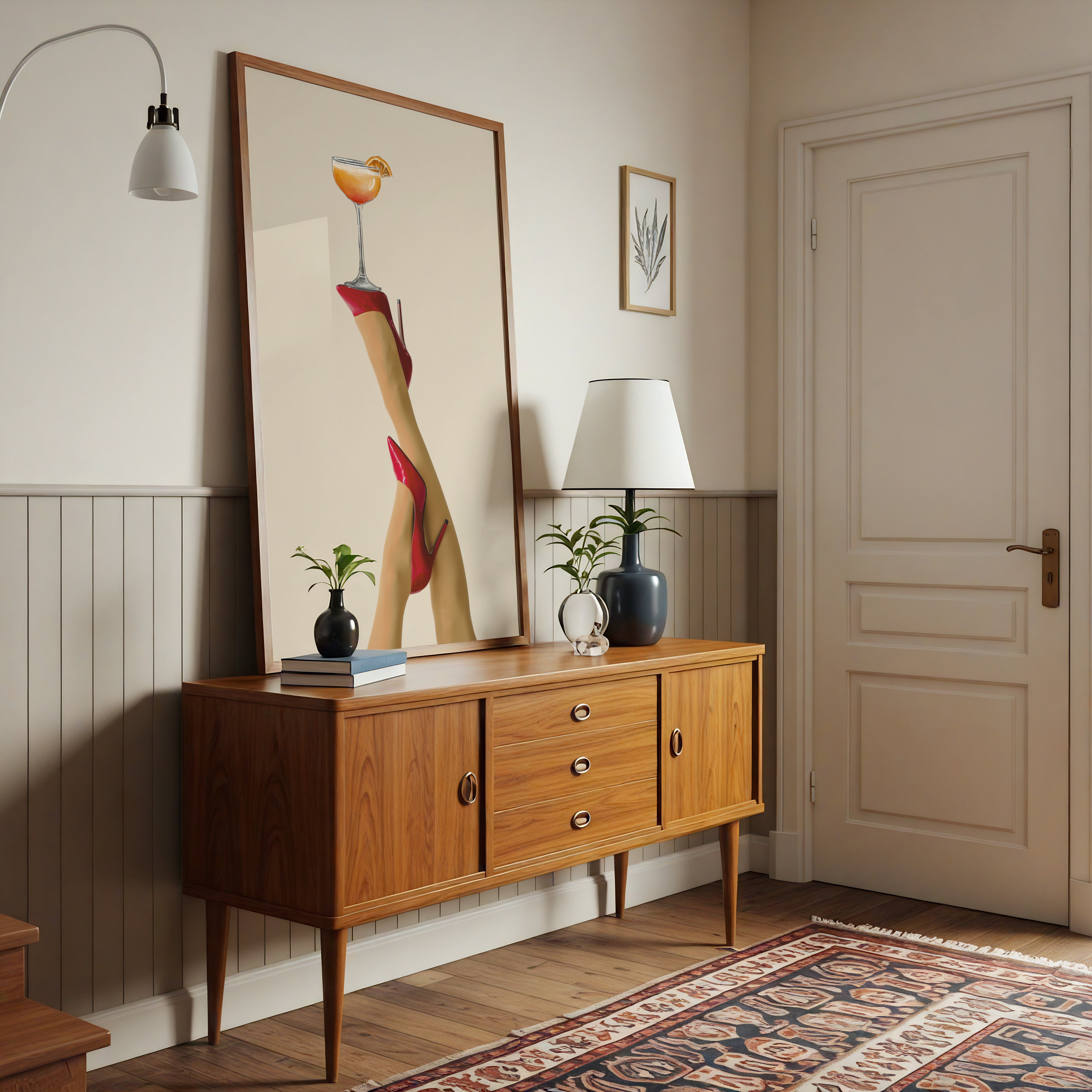 Framed Chic Red Heels