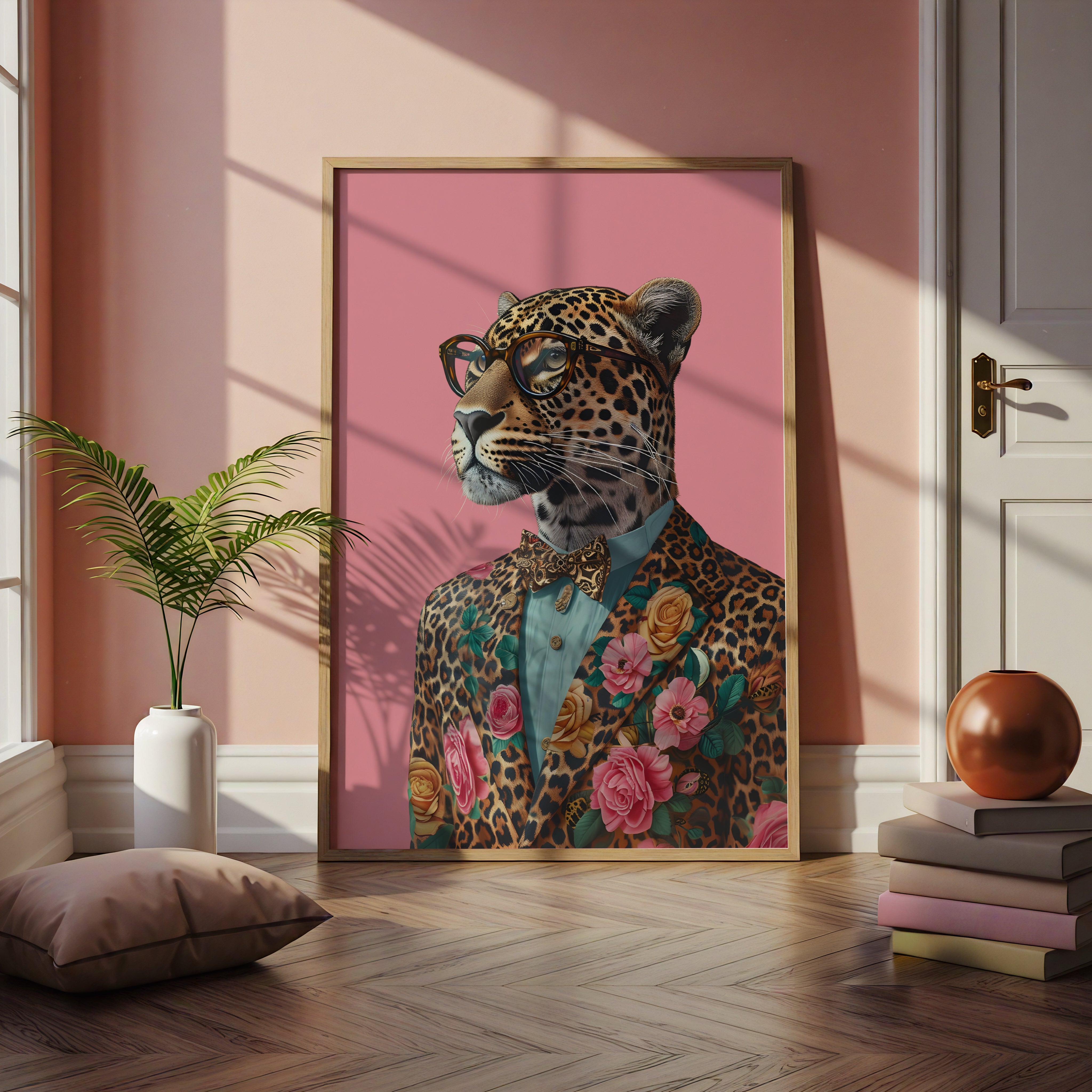 Framed Stylish Leopard
